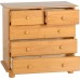 Sol 3 plus 2 Drawer Chest in Antique Pine